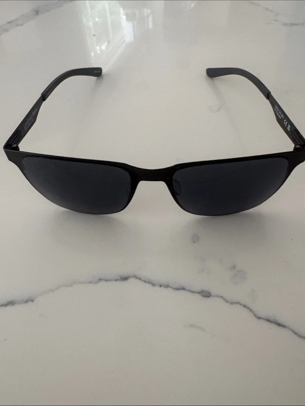 SMITH Men's Black Polarized Frameless-Style Sunglasses